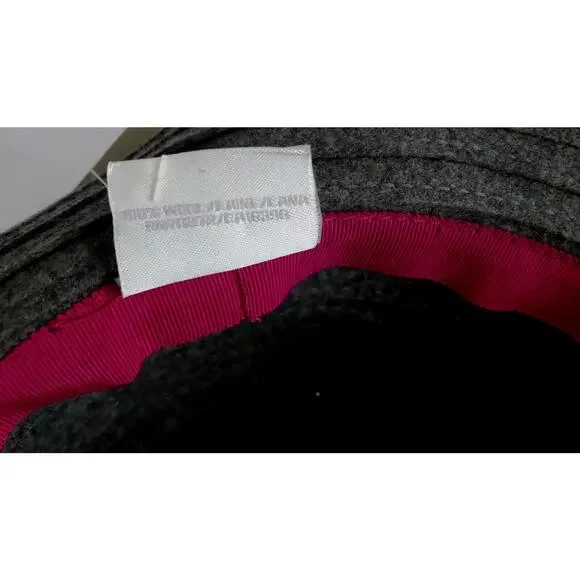 LIZ CLAIBORNE Packable Wool Hat Gray NWT New Y2K Bucket One Size - Picture 6 of 9